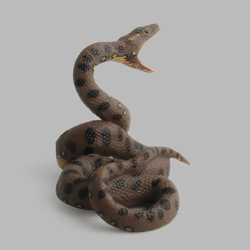 

4Pcs Realistic Animal Figures Model Halloween Festival Simulated Snake Model Party Atmosphere Snake Trick Toys