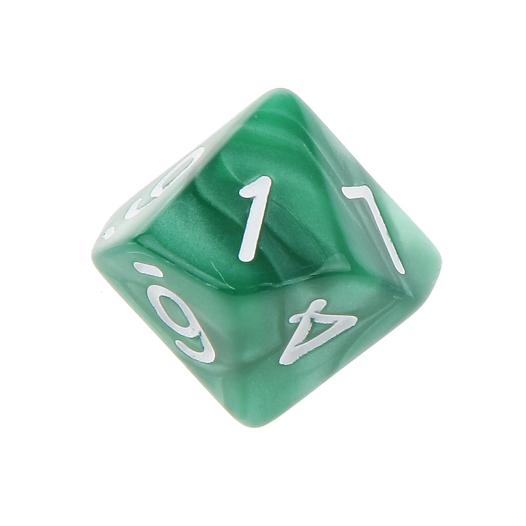 20x 22mm Ten Sided Dice D10 for Playing Dungeons D&D TRPG Roleplay Game Toys Party Gambling Dices Game Digital Dices
