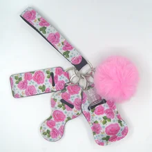 Ensemble de porte clés, couteau, outils d'auto défense en métal, alarme de sécurité personnelle, chat rose mignon, bracelet, accessoires d'auto défense