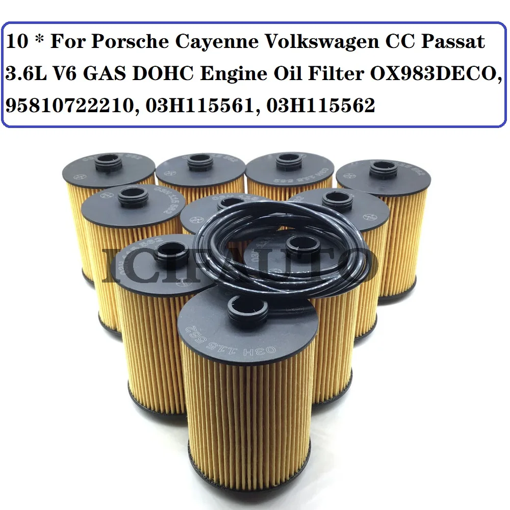 For Audi Q7 S8 VW Touareg Passat Porsche Cayenne Engine Oil Filter Bosch 72197WS 
