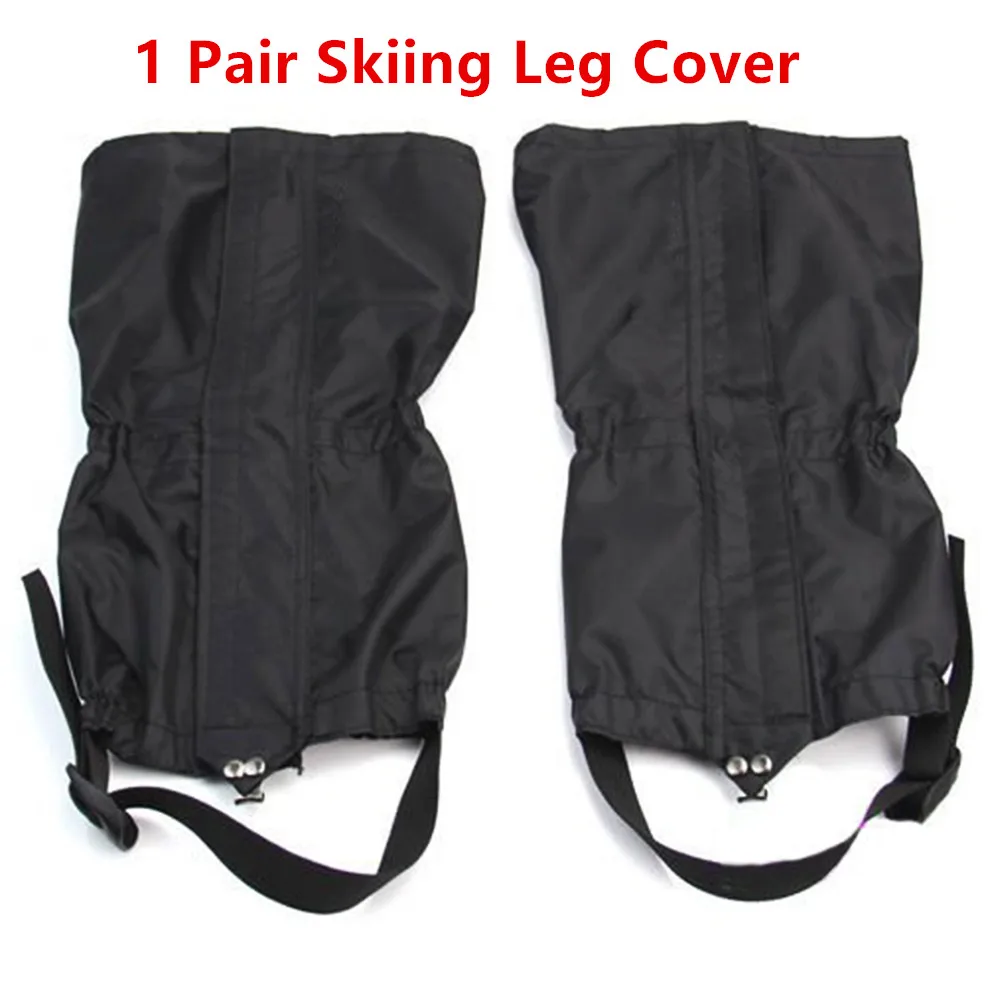 

Unisex Waterproof Cycling Leg Cover Ski Boot Travel Shoe Cover Bundling Windproof Fixing Strap Gaiters Snowboarding Accessory