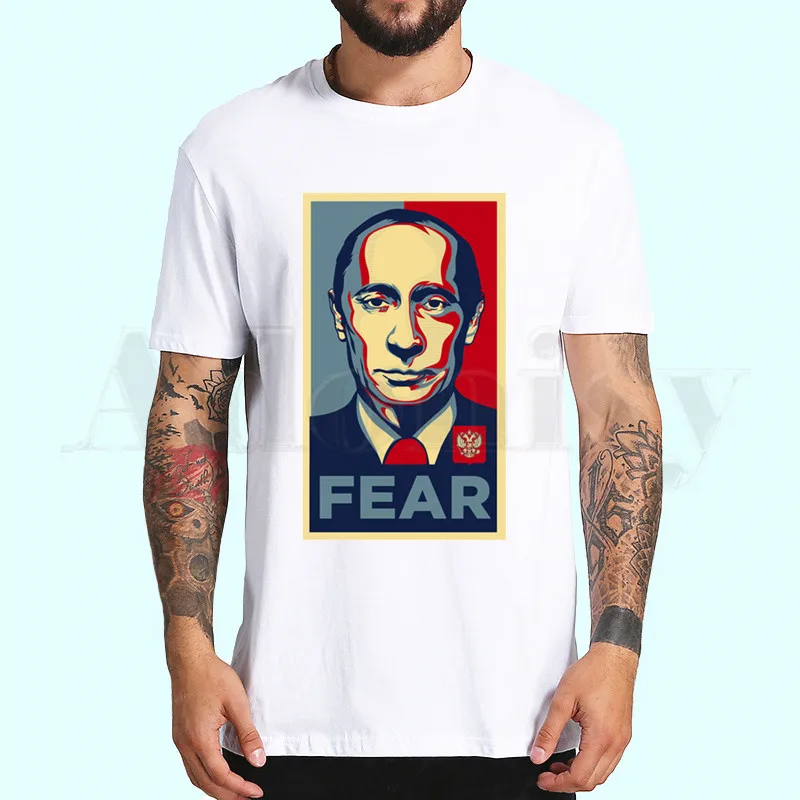 Russia Russian Putin CCCP USSR New Harajuku men t shirt print tees t-shirt male tops hip hop casual funny T Shirt - Color: B