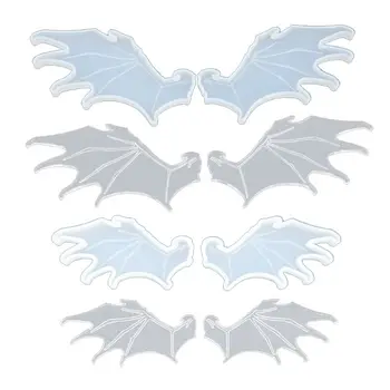 

Cute Evil Angel Wings Pendant Silicone Resin Mold Earrings Necklace Resin Casting Mould Jewelry Making Tools Art Crafts