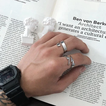 Lover Massive Lightning Anel For Man Women Elegant Jewelry