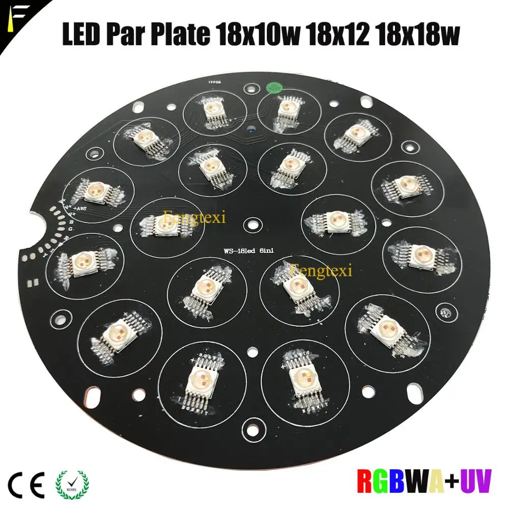 Светодиоды 54*3 Вт светодиодный x 12 18x15 18x18 RGB 3 в 1 RGBW 4 RGBWA 5 + UV светодиодные бусины 6 с