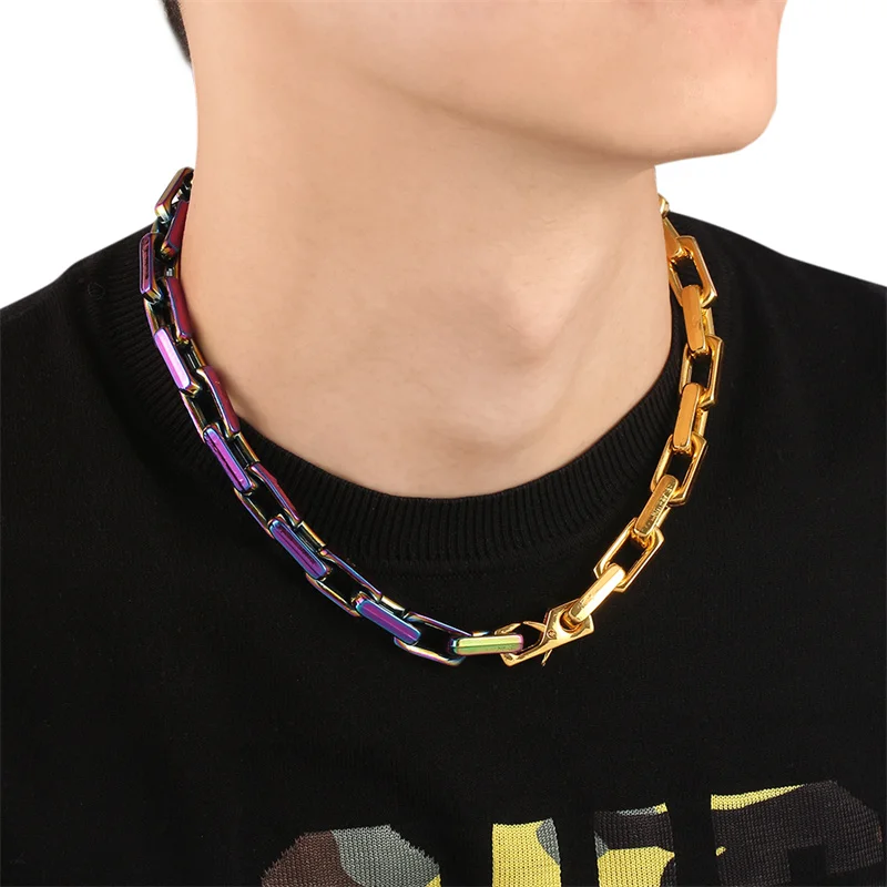 Men's Monogram Links Chain Necklace, LOUIS VUITTON
