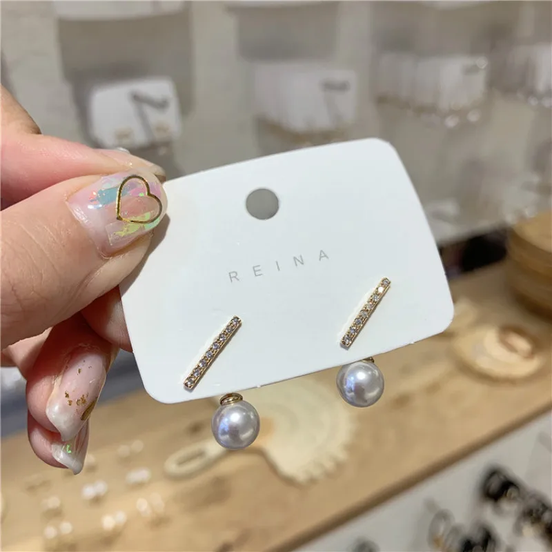 Классические круглые жемчужные имитация жемчуга женские серьги простые жемчужные серьги Модные серьги ювелирные изделия женские аксессуары