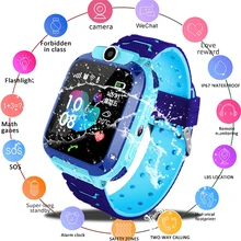 Q12 Смарт-часы LBS Детские умные часы детские часы SOS Вызов локатор трекер анти-потеря водонепроницаемые часы