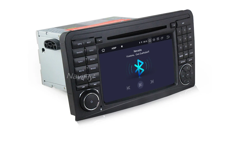 Clearance NaviFly 2 Din IPS DSP 4G+64G Android 9.0 Auto gps dvd radio player for Benz GL ML CLASS W164 ML350 ML500 Carplay DAB camera DVR 28