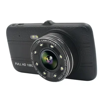 

Professional 4 Inch Display Car DVR 1080P 170 Degree Wide Angle Infrared Night Vision Car Dash Camera With Rear Lens