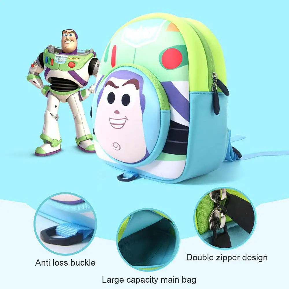 Детские рюкзаки disney Buzz Lightyear Pig и 1,5 м веревка милые мини неопреновые рюкзаки для путешествий для девочек и мальчиков