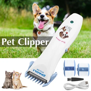

Electrical Dog Hair Trimmer USB Charging Pet Hair Clipper Rechargeable Low-noise Cat Hair Remover Grooming Hair Cutter Machine