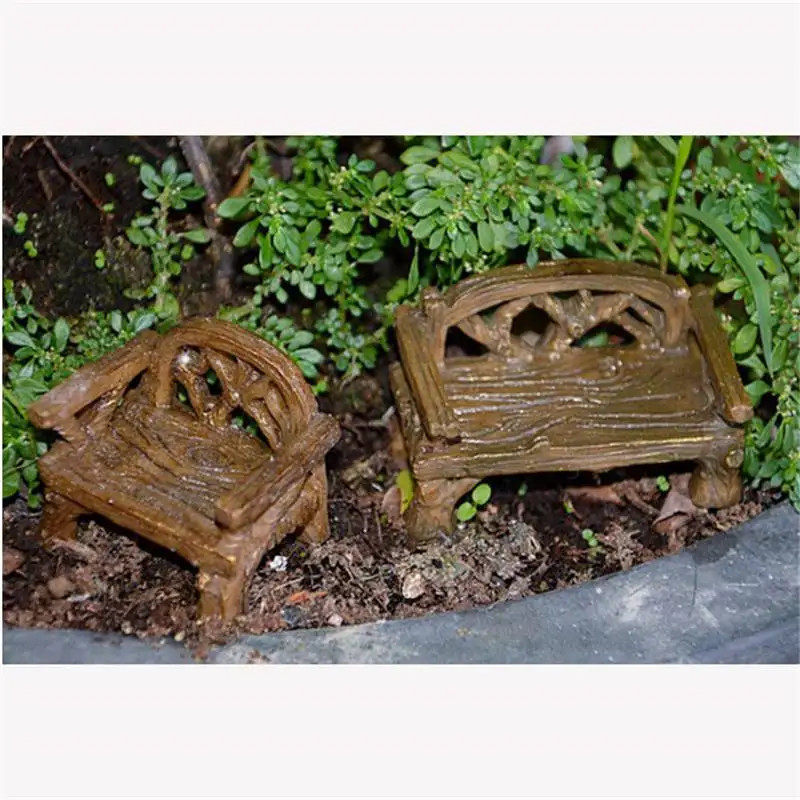 

Fairy Garden Accessories Fiddlehead Miniatures Tables Stools Seats Benches