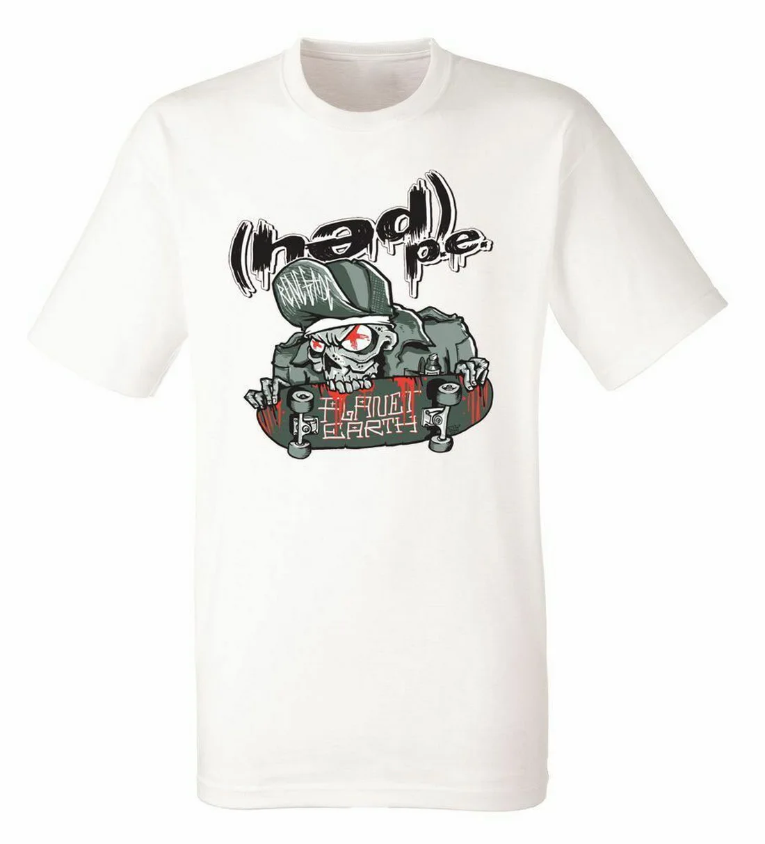 Hed PE череп белые мужские топы Футболка Мужская рок группа Harajuku Модные