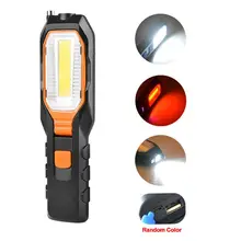COB Светодиодный фонарь для работы аварийный свет USB Перезаряжаемый рабочий свет Телескопический магнит лампа фонарик
