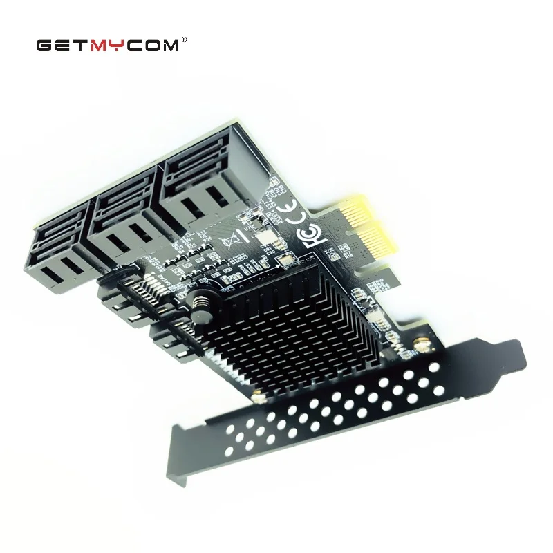 Плата расширения SATA 3 PCI Express для HDD SSD8 адаптер SATA3.0 6 ГБ контроллер PCI-E плата PCIE 1X на |