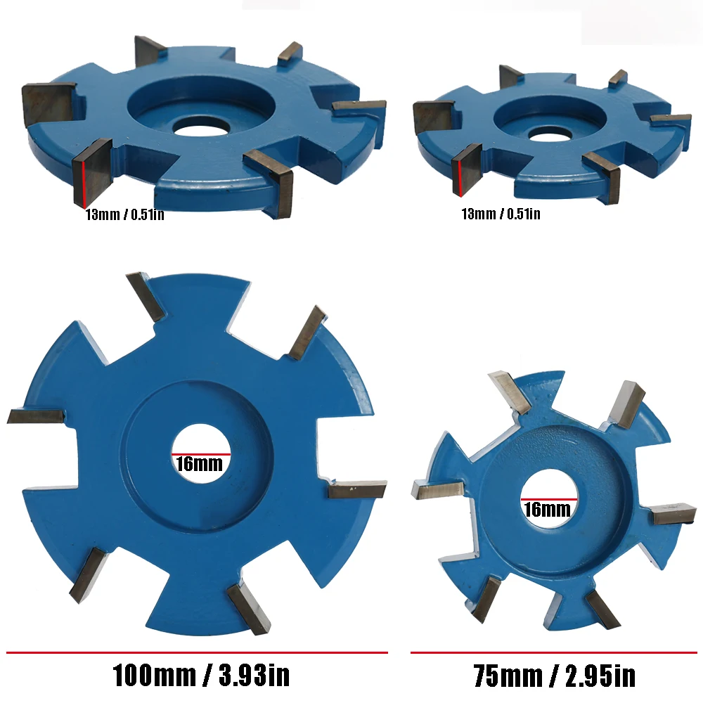 75/100 мм резьба по дереву лезвия шлифовального станка для 16 мм Угловая шлифовальная машина с шестигранной головкой режущий диск шестиугольные деревянные инструменты