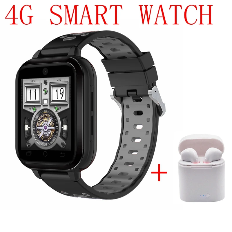 Finow 4G Смарт-часы Q2/Q1 PRO gps ram 1 Гб+ 16 Гб rom Bluetooth SmartWatch сердечный ритм sim-карта wifi музыкальный плеер - Цвет: gray-2