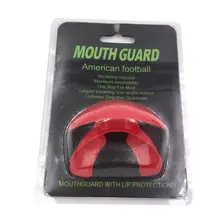 Унисекс Американский футбол Регби Спорт дышащий рот guard с защитой губ
