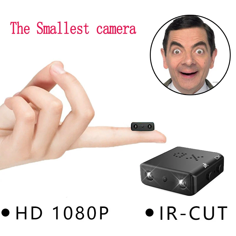 1080PMini камера Full HD мини видеокамера ночного видения микро обнаружения движения
