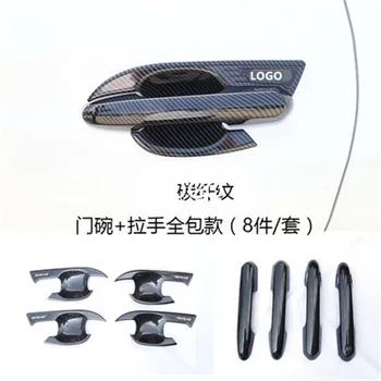 

Car Stickers Overlay For Toyota RAV4 2020 ABS Chrome Door Handle Bowl Door handle Protective covering Cover Trim Car-styling