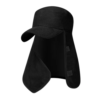 

Outdoor Flap Cap Ear Mouth Face Mask Full Cover Hat Autumn Winter Headwear For Cycling Fishing Camping Hiking Machine Washable