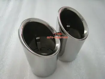 

CHROME EXHAUST MUFFLER TIP PIPE For Audi A3 2.0 2009 2010 2011