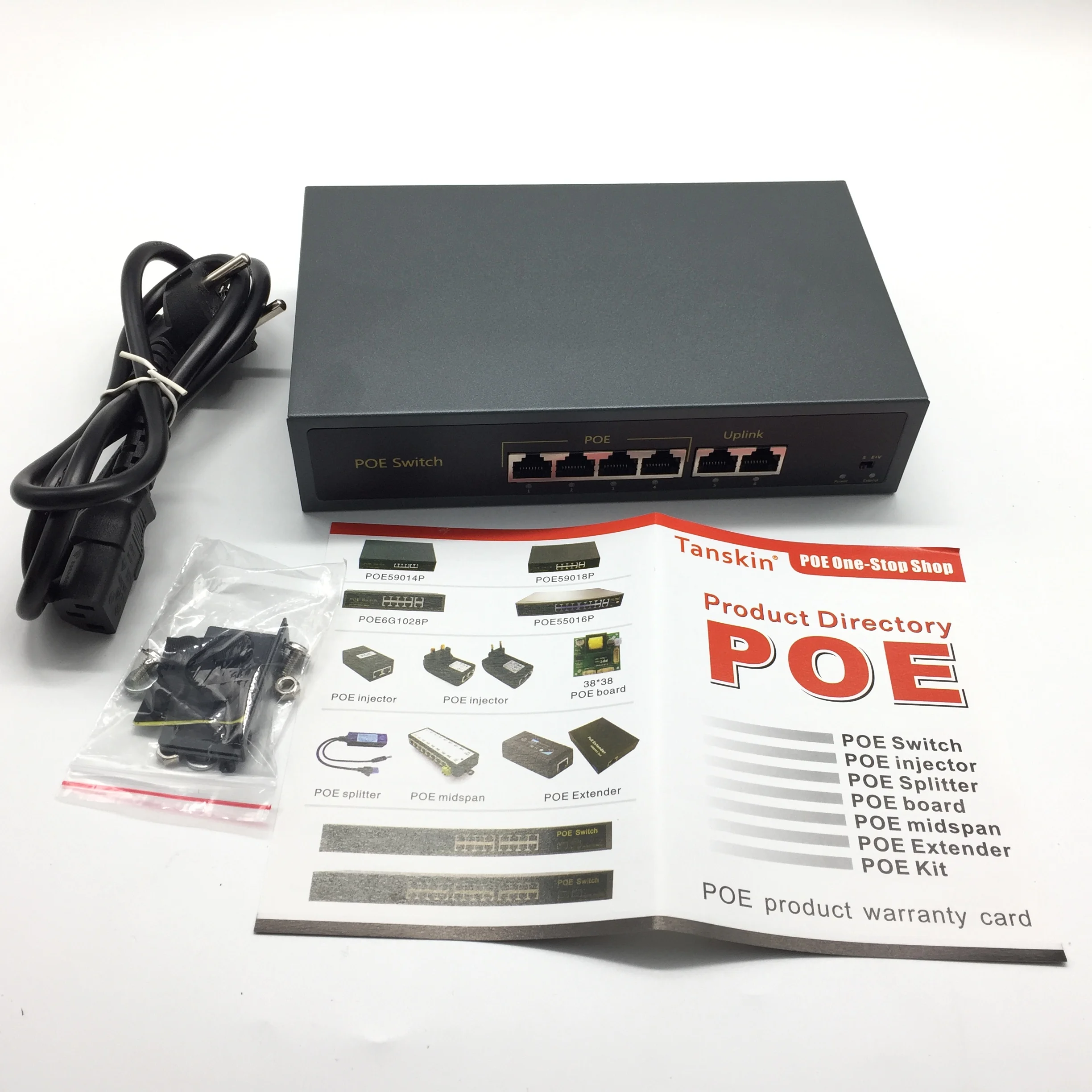 8+ 2 порта 8 PoE инжектор питания через Ethernet коммутатор добавить ЕС/США. Адаптер Питания AU/UK 250M для 5MP POE HD IPC камер