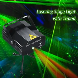 1 pçs mini r & g laser cheio de estrelas dj dança discoteca lâmpada para bar festa de família efeito palco luz mostrar projetor iluminação