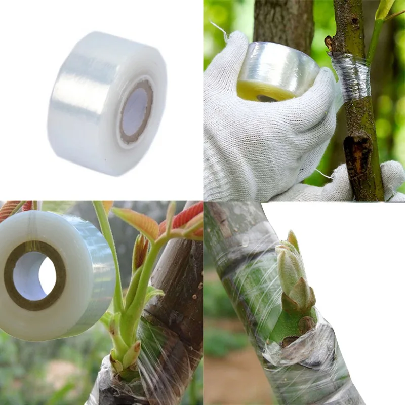 

1 Roll Grafting Tape Garden Tools Fruit Tree Secateurs Engraft Branch Gardening Bind PVC Tape Fruit Tree Seedling Repair Tools