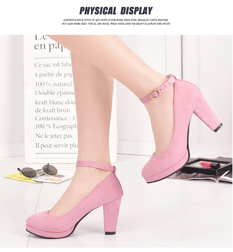 Ankle Strap High Heels Party Shoes