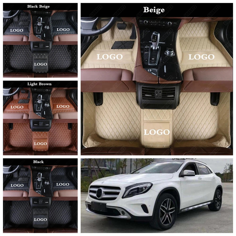 Custom Car Floor Mats For Mercedes Benz Gla180 Gla200 Gla250 Gla45 Amg