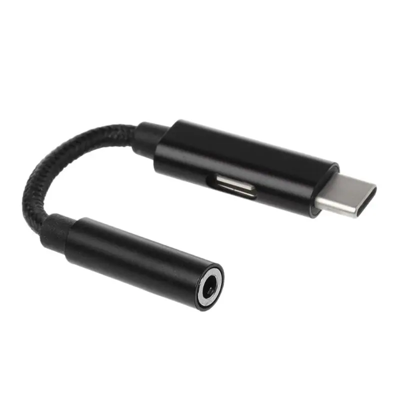 USB C адаптер для наушников 2 в 1 type C до 3,5 мм Aux Jack зарядный конвертер для huawei mate 20 10 Letv2Pro Max2 Xiaomi