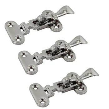 

3 Pcs Marine Boat Deck Locker Anti-Rattle Latch Fastener 316 Stainless Steel Lockable Hold Down Clamp Hasp