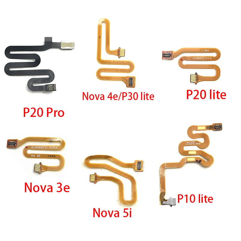 Tasto Home Impronta Digitale Touch Id Connettore Sensore Cavo Flessibile Per Huawei Nova 3 3I 4 4E 5 5I Pro P10 P20 Pro P30 Lite