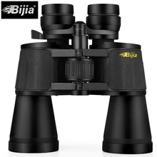 Bijia 10-120x80 zoom óptico caça binóculos grande angular telescópio de acampamento com interface tripé