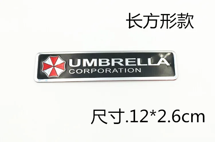 Домашний злой зонтик из алюминиевого сплава, проволока, украшение для рисования, крутой модифицированный Универсальный Автомобильный стикер, Металлическая Автомобильная наклейка s