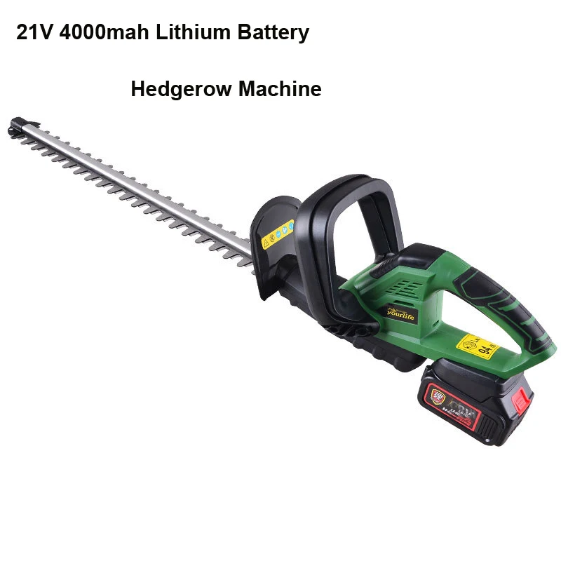 Podadora de setos inalámbrica de litio, cortadora eléctrica recargable,  sierra de podar con doble hoja, cortadora de setos de gasolina|Cortasetos|  - AliExpress