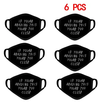 

6PC Face Mask Washable Proof Protect Face Mouth Cover Outdoor Windproof Sun Protection Party Mask #2A30