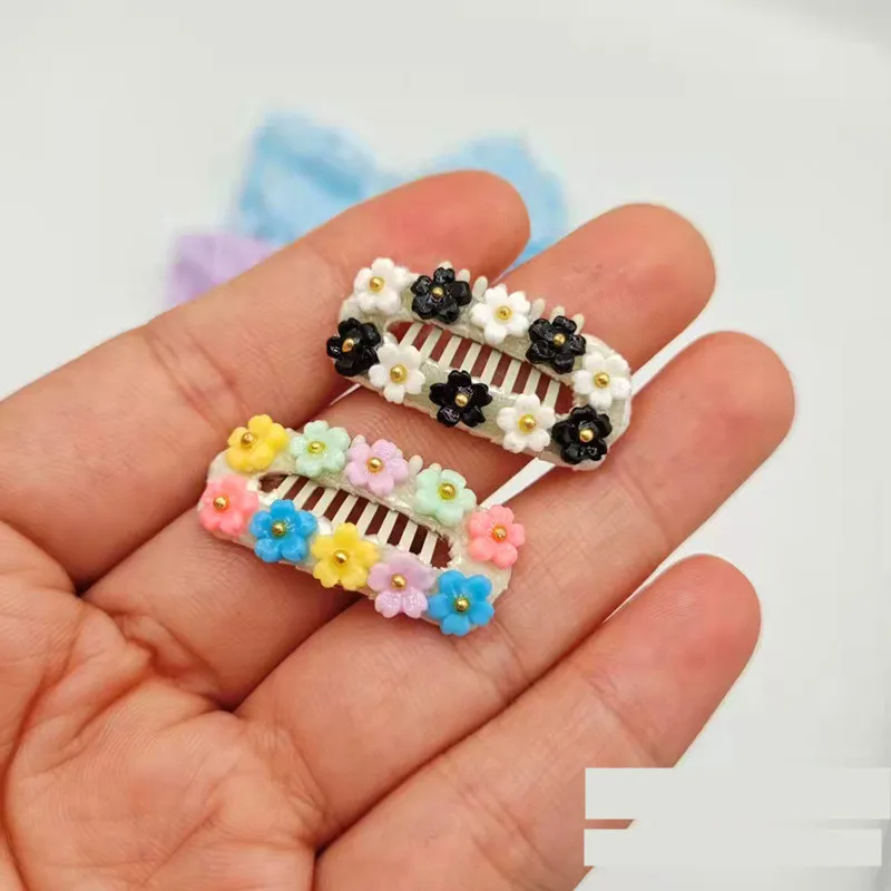

Dog Grooming Accessories Korean Cute Flower Pet Hair Clip Handmade Broken Hair BB Clip Teddy Yorkshire Maltese Dog Clip1Pcs