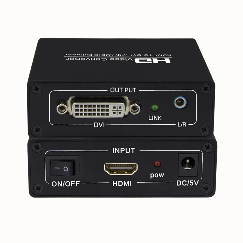 Активный преобразователь Аудио и видео HDMI DVI для PS4 ПК ноутбука к дисплею с