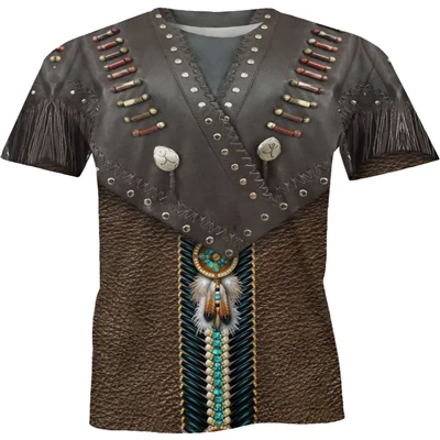 Tessffel индийский родной культуры Harajuku Повседневное красочные костюмы новая мода Забавный 3DfullPrint унисекс футболки для мужчин и женщин, S-6 - Цвет: shirts