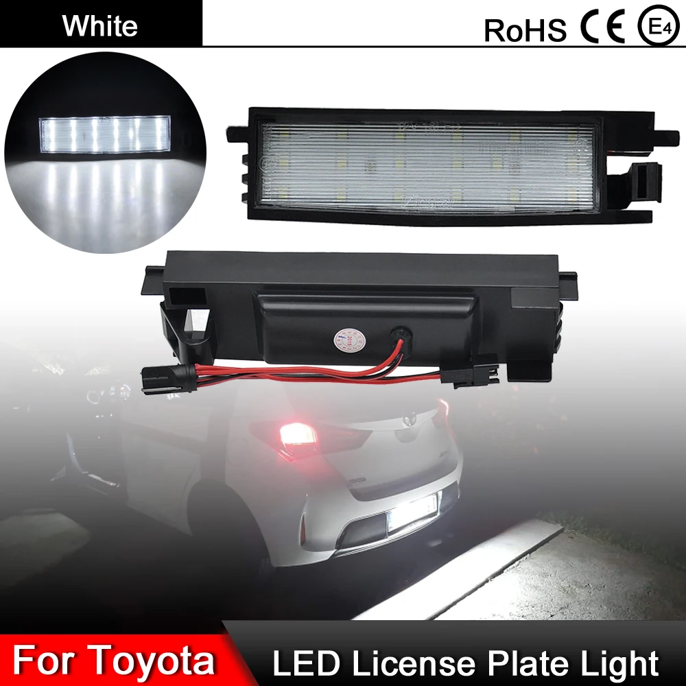 1 пара для Toyota Auris Aygo ключ Camry Avalon Corolla Yaris Solara Rav4 Vanguard Scion светодиодная