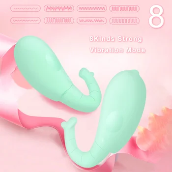 8 Speeds Sex Toys for Women Clitoris Stimulator Adult Products Vagina Vibrator Elephant Jumping Egg Vibrating Egg G-Spot Massage 5