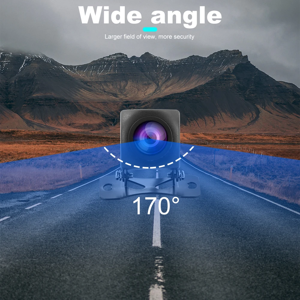 Автомобильная камера заднего вида Podofo универсальная Водонепроницаемая AHD с функцией ночного видения для