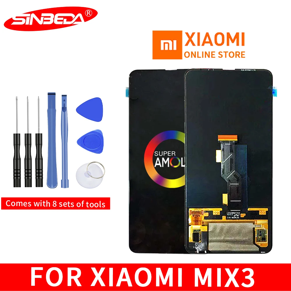 

Original 6.39" AMOLED For Xiaomi Mi MIX3 LCD Display Touch Screen Digitizer Replacement For Xiaomi Mi MIX 3 LCD Replacement