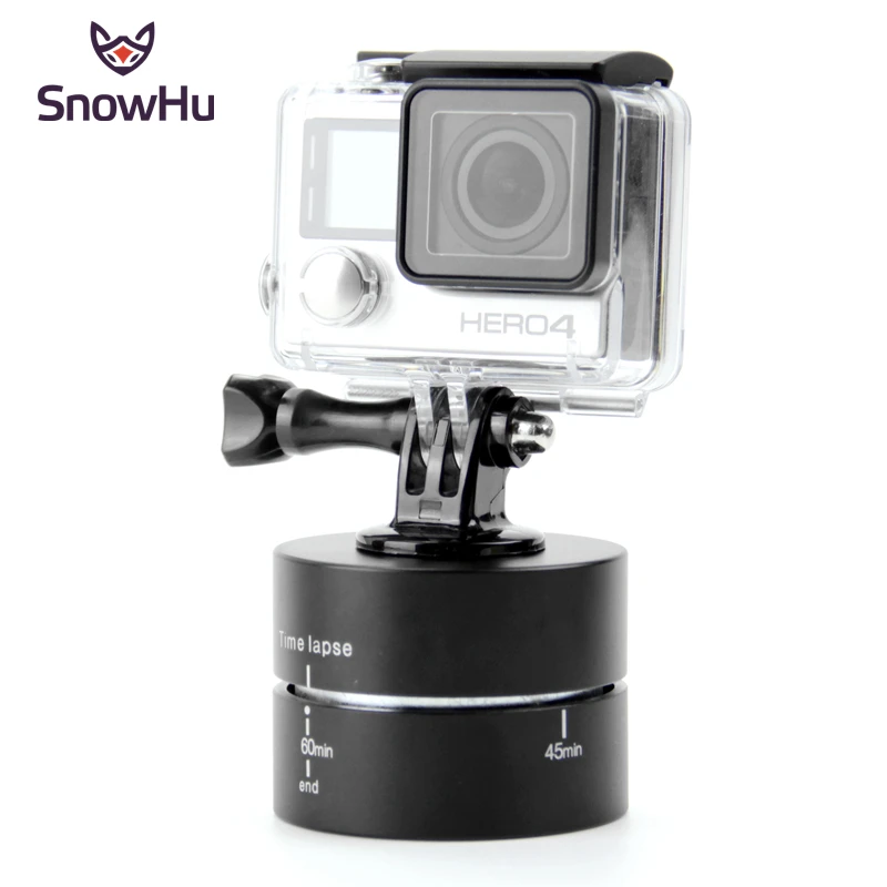 SnowHu для GoPro аксессуары 60 мин вращающийся стабилизатор замедленной съемки 360