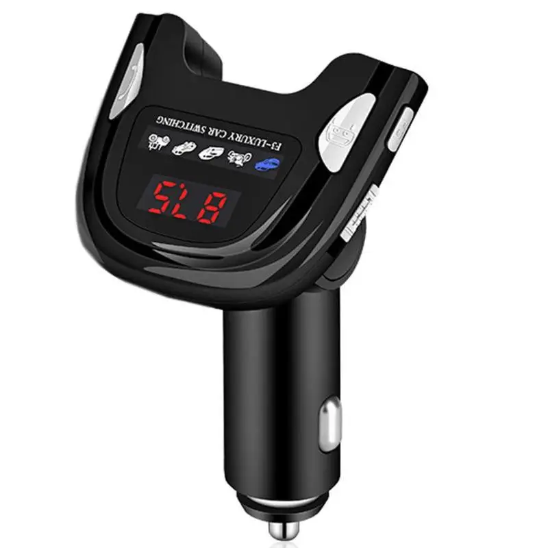 Двойной USB Bluetooth 5,0 автомобильное зарядное устройство для устройства Handsfree MP3-плеер fm-передатчик обеспечивает высокое качество телефона