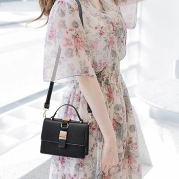 

Senior sense female bag 2020 new single shoulder messenger bag female wild soft leather handbag for women A30