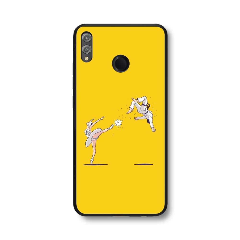 100233 Роскошный защитный чехол для Honor V10 чехол для телефона для huawei Honor 10 Lite светильник 10i 10 i животное/лист напечатанный Капа - Цвет: 100233